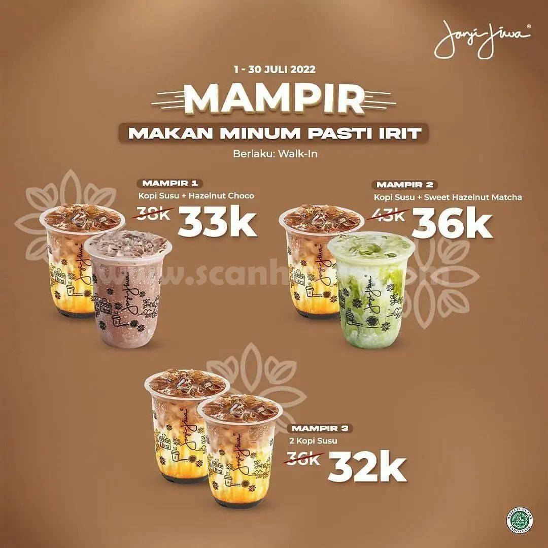 KOPI JANJI JIWA Promo MAMPIR (Makan Minum Pasti Irit) Mulai Rp. 32.000