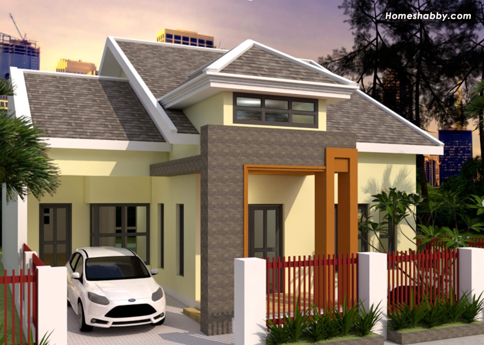 Desain Dan Denah Rumah Minimalis Terbaru Split Level Cocok Untuk Daerah Perkotaan Homeshabbycom Design Home Plans