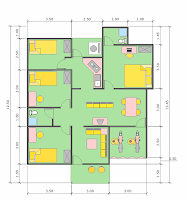 Desain rumah Minimalis <a href='http://setyawanblog.blogspot.com/2012/06/desain-rumah-minimalis-denah-rumah.html'> rumah</a> minimalis+ukuran