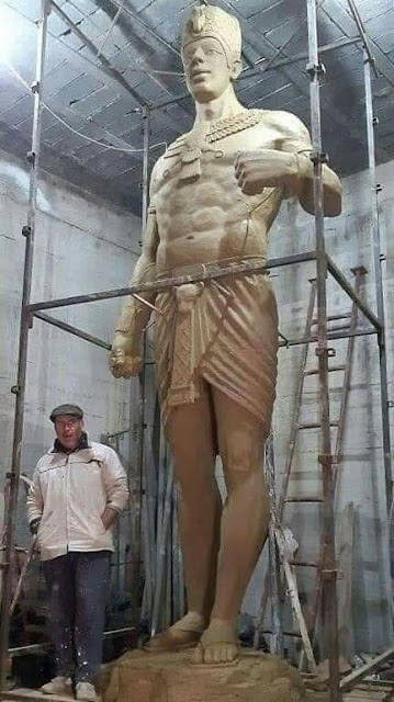 تمثال الفرعون الملك الامازيغي شيشانق شيشنق شيشونق