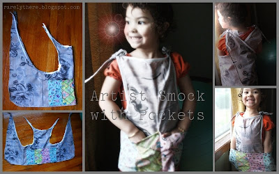 sewing pattern artist smock for kids