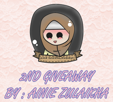 http://ainiezulaikha.blogspot.com/2015/03/2nd-giveaway-by-ainie-zulaikha.html