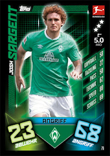 Match Attax Bundesliga 2019-2020 SV Werder Bremen