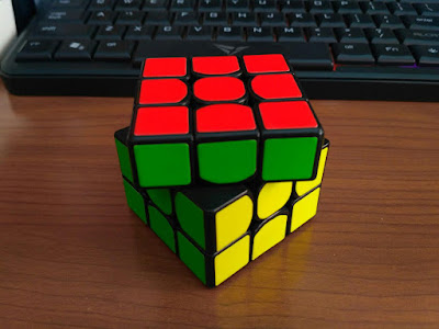 plus two rubik's cube solved