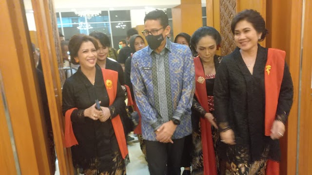 Sidarto Danusubroto dan Sandiago S Uno Hadiri Halal Bihalal Perempuan Indonesia Maju