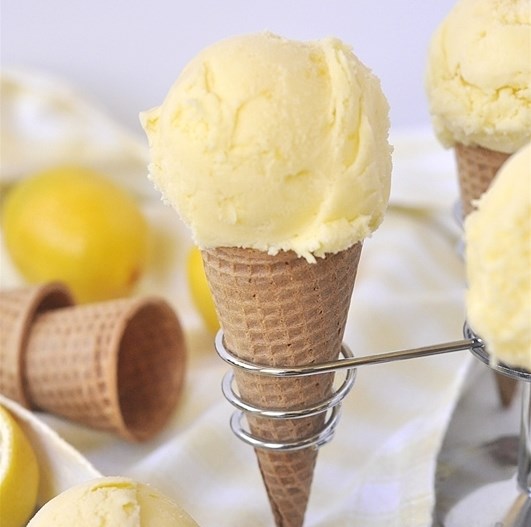 Lemonade Ice Cream #dessert #summer