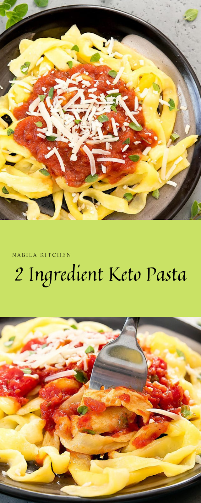 2 Ingredient Keto Pasta