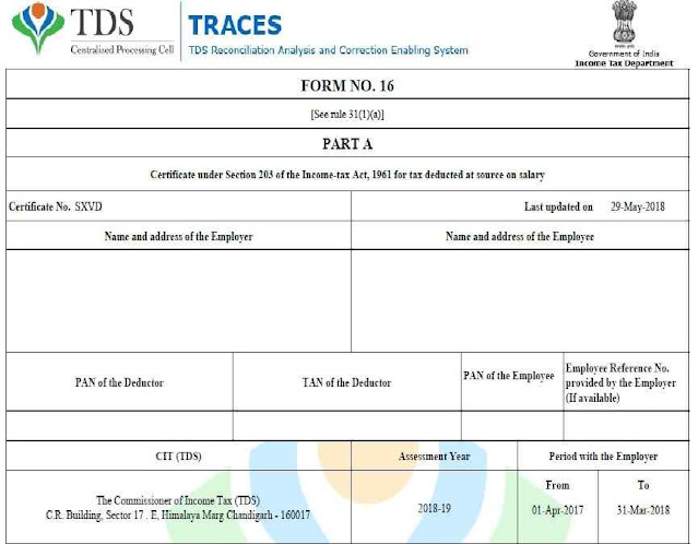 Income Tax Form 16