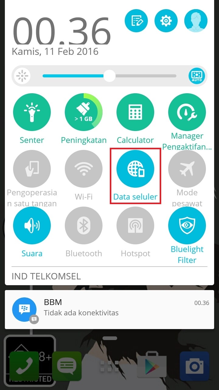 Aktifkan Paket Data | Kuze Android