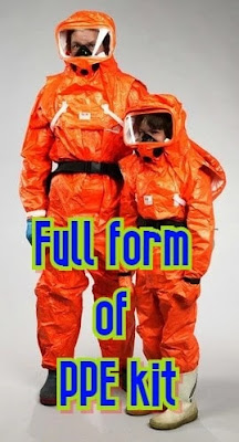 PPE kit full form in medical. PPE  full form.