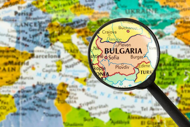 mapa bulgaria europa