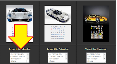 Cara Memasang Kalender di Blog