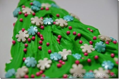 2 ingredient puffy paint will give you a beautiful textured Chrsitmas craft for kids
