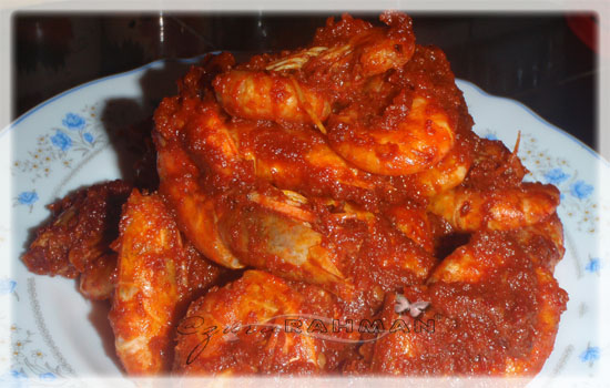 A.z.u.r.a.r.a.h.m.a.n: Sambal Tumis Udang dan Sup Sayur 