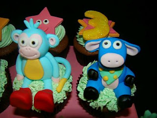 Cupcakes Dora la Exploradora para Fiestas Infantiles