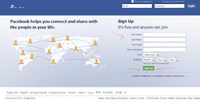 cara membuat facebook 1