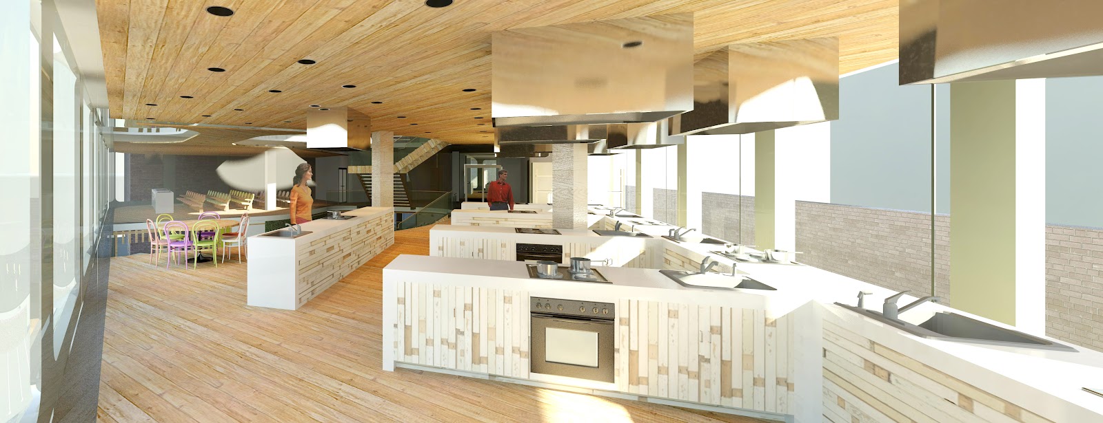 Caroline Maguire Designs Culinary School Design 3d Renders Caroline Maguire Designs Culinary School Design 3d Renders