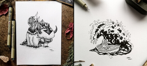 00-Ink-Drawings-James-Everly-www-designstack-co