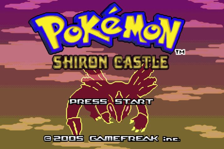 Pokemon Shiron Castle para GBA Imagen Portada