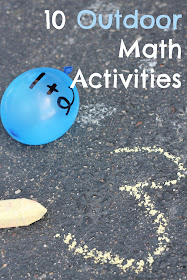 10 outdoor number and math activities