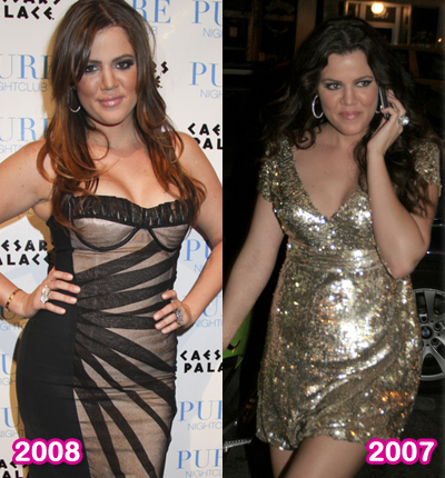 Celebrity Weight Gain on Visalli Moda Casa  Khloe Kardashian Style Before And After Weight Loss