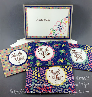 Craft with Beth: Love & Affection Thank You Card Set