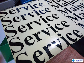 Die-Cut Vinyl Letters