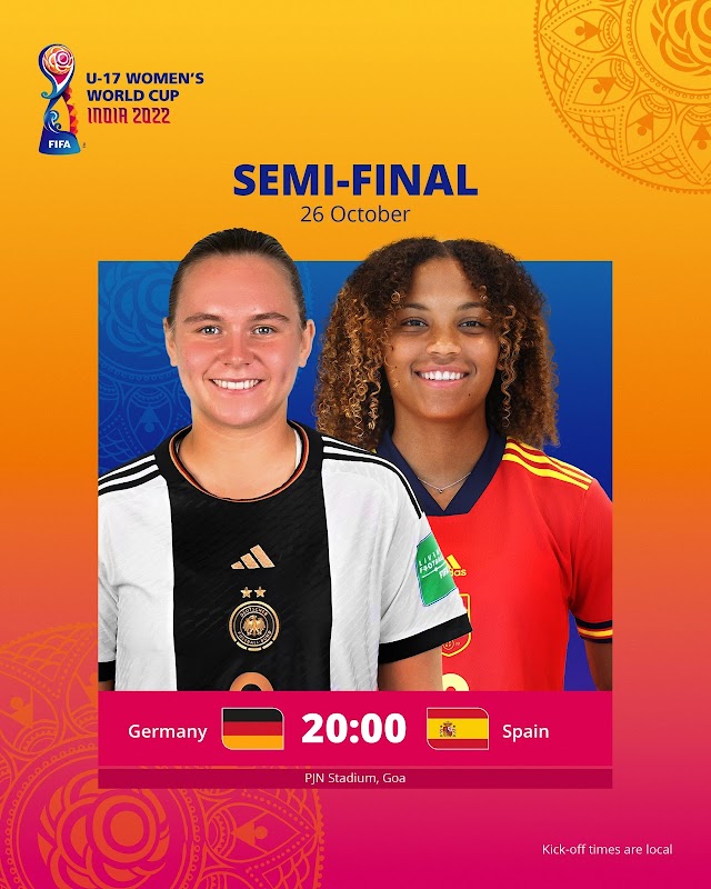 2022 FIFA U17 Women's World Cup: Germany vs Spain - Live Update