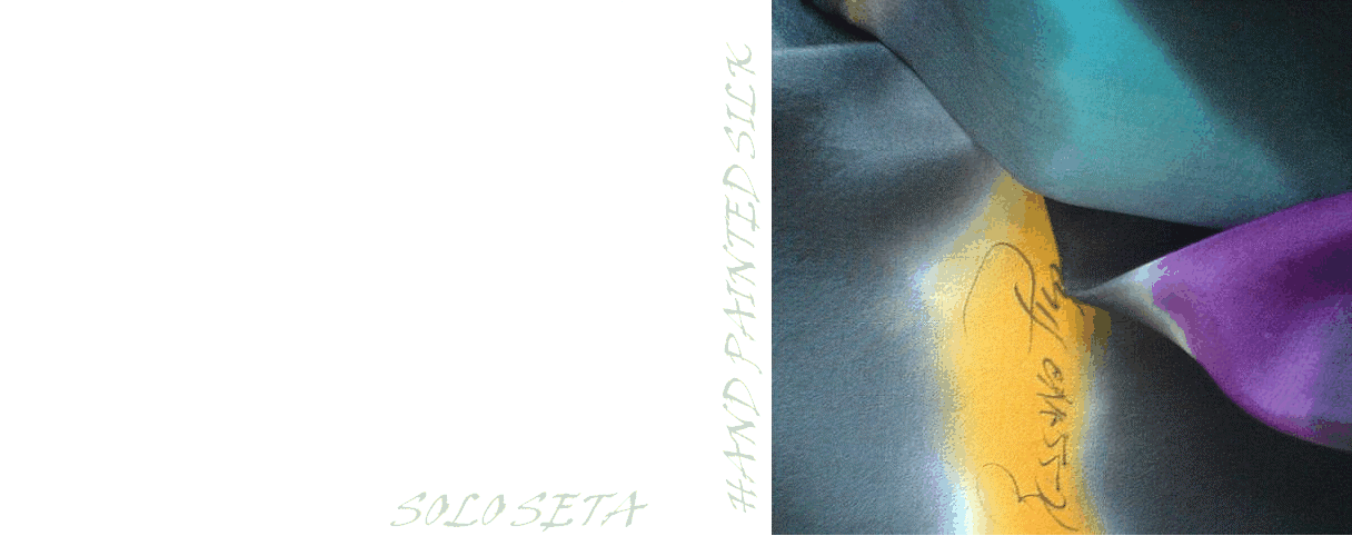 Solo Seta.... hand painted silk