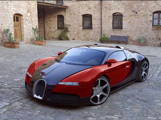 Bugatti Veyron Red