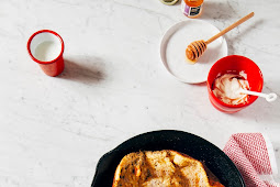 lemon dutch baby with mascarpone and honeycomb (plus a wolf blender giveaway!)