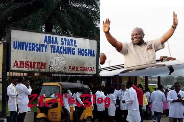 Heart Of Stone: Abia State Teaching Hospital Workers Cryout As Gov. Okezie Ikpeazu Withholds Their 10 Months Salary