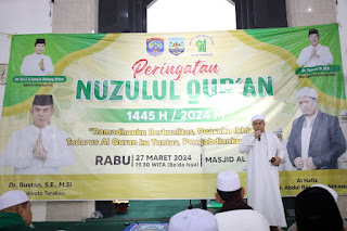Peringatan Nuzulul Quran 1445 H di Masjid Al Maarif Kota Tarakan
