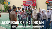 Usai Ujian Sekolah Ratusan Pelajar Yang Konvoi Diceramahi Wakapolrestabes Medan
