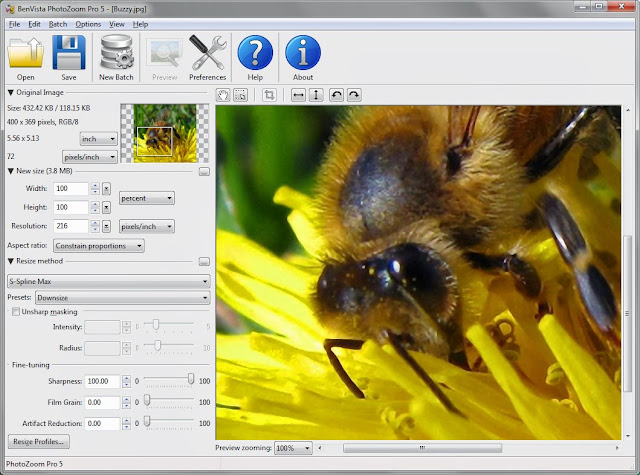 برنامج تكبير الصور وتوضيحها PhotoZoom Pro 5