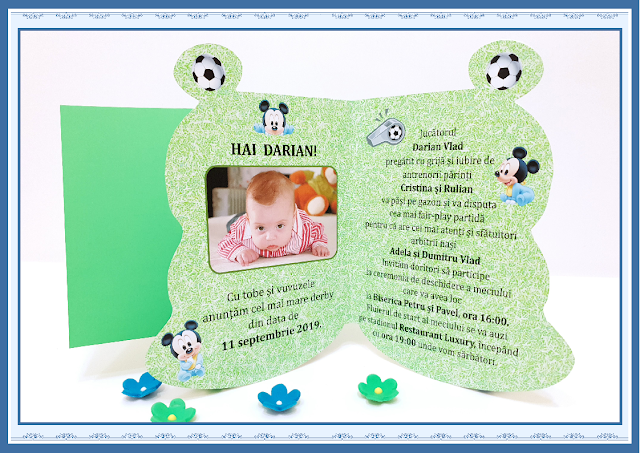 invitatii botez Mickey Mouse