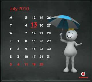 Vodafone Zoo-Zoo Calendar 2010_ July