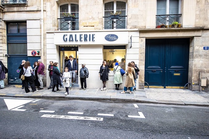 Linder is Exhibiting during Art Expo, at Galerie Agnès Nord, Paris, France