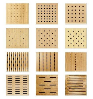 Perforations in Wooden Panel