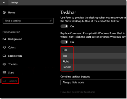 Cara Mengatur & Mengubah Posisi Taskbar pada Windows 10 Taksbar yaitu elemen dari antarmuka pengguna grafis milik windows yang berfungsi sebagai Cara Mengatur & Mengubah Posisi Taskbar pada Windows 10