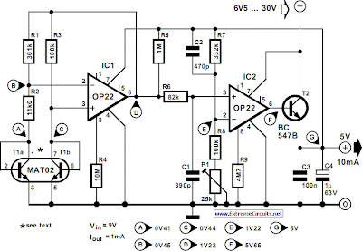 5V Regulator Ultra Low-Power Circuit