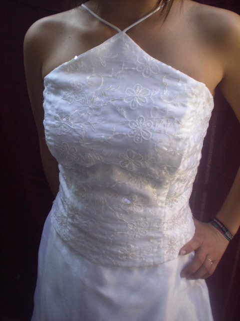FALDA CORSE BLANCO BORDADO