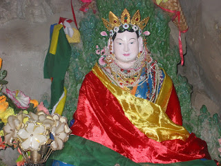 An idol of princess Mandarava