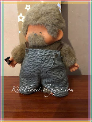 kiki monchhichi grand pa vintage collection grand père