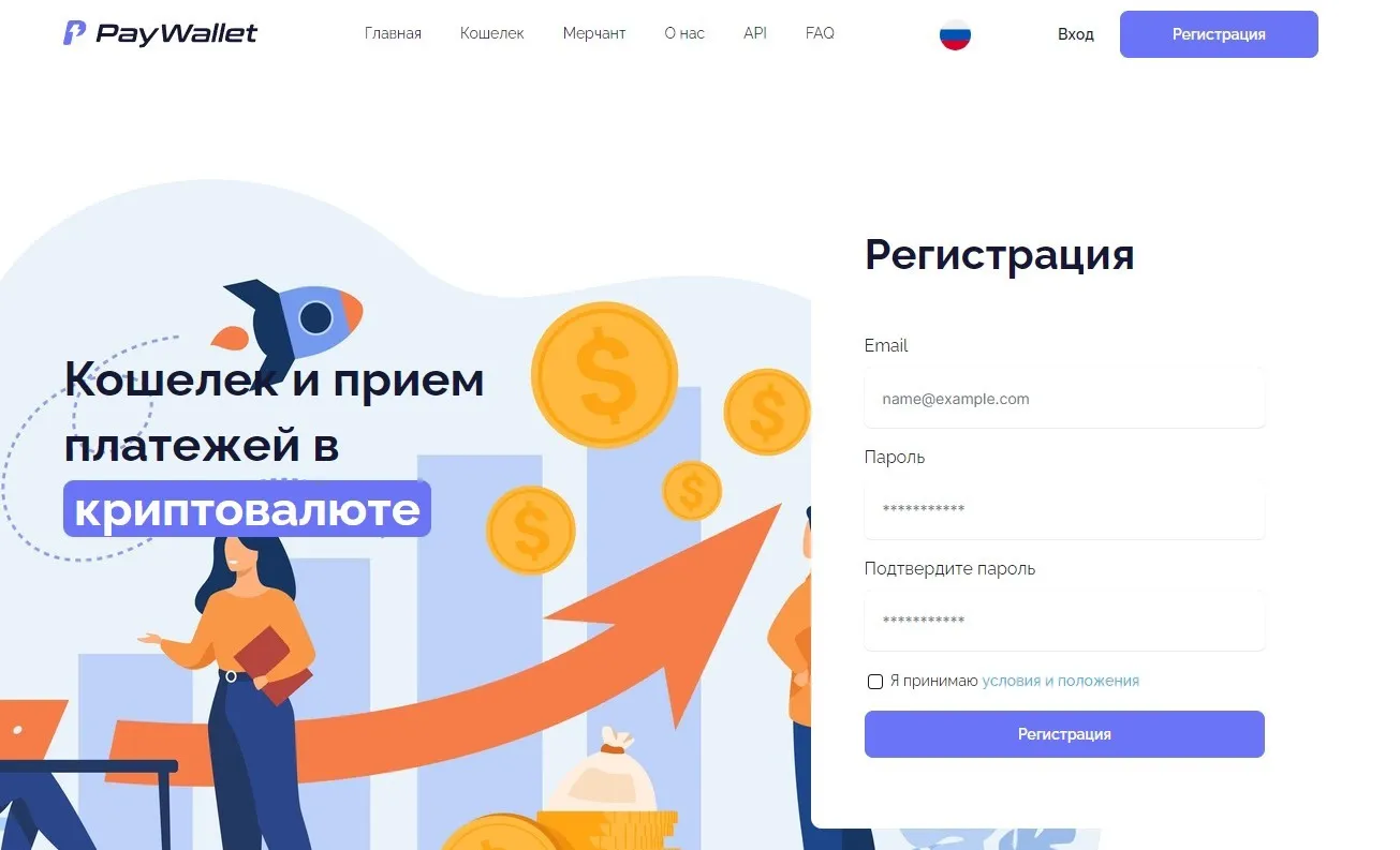 PayWallet как пополнить