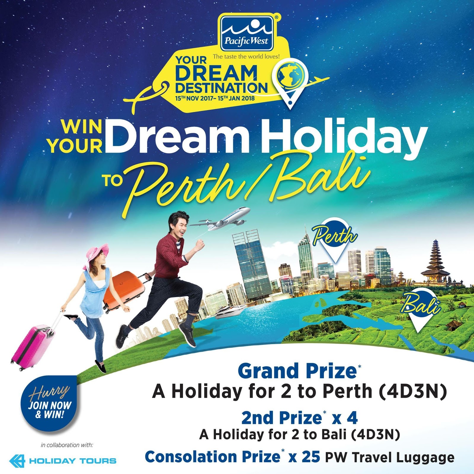 produk pacific west, cheezy fillet dan resepi mudah, win your dream holiday