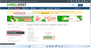 pesan layanan hosting murah dobelhost