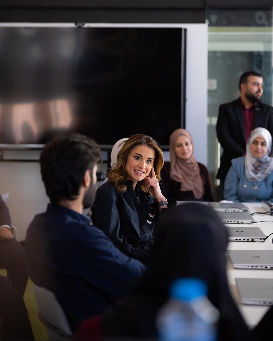 Queen Rania visited Tafila’s Training and Skill Development Centre