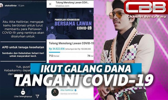 Atta Halilintar Galang Dana untuk Wabah Corona