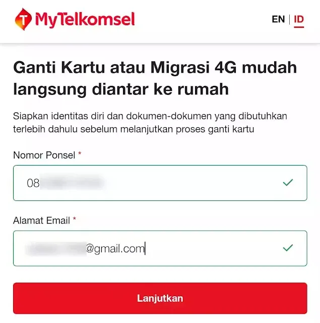 Upgrade Kartu Telkomsel ke 4G Online